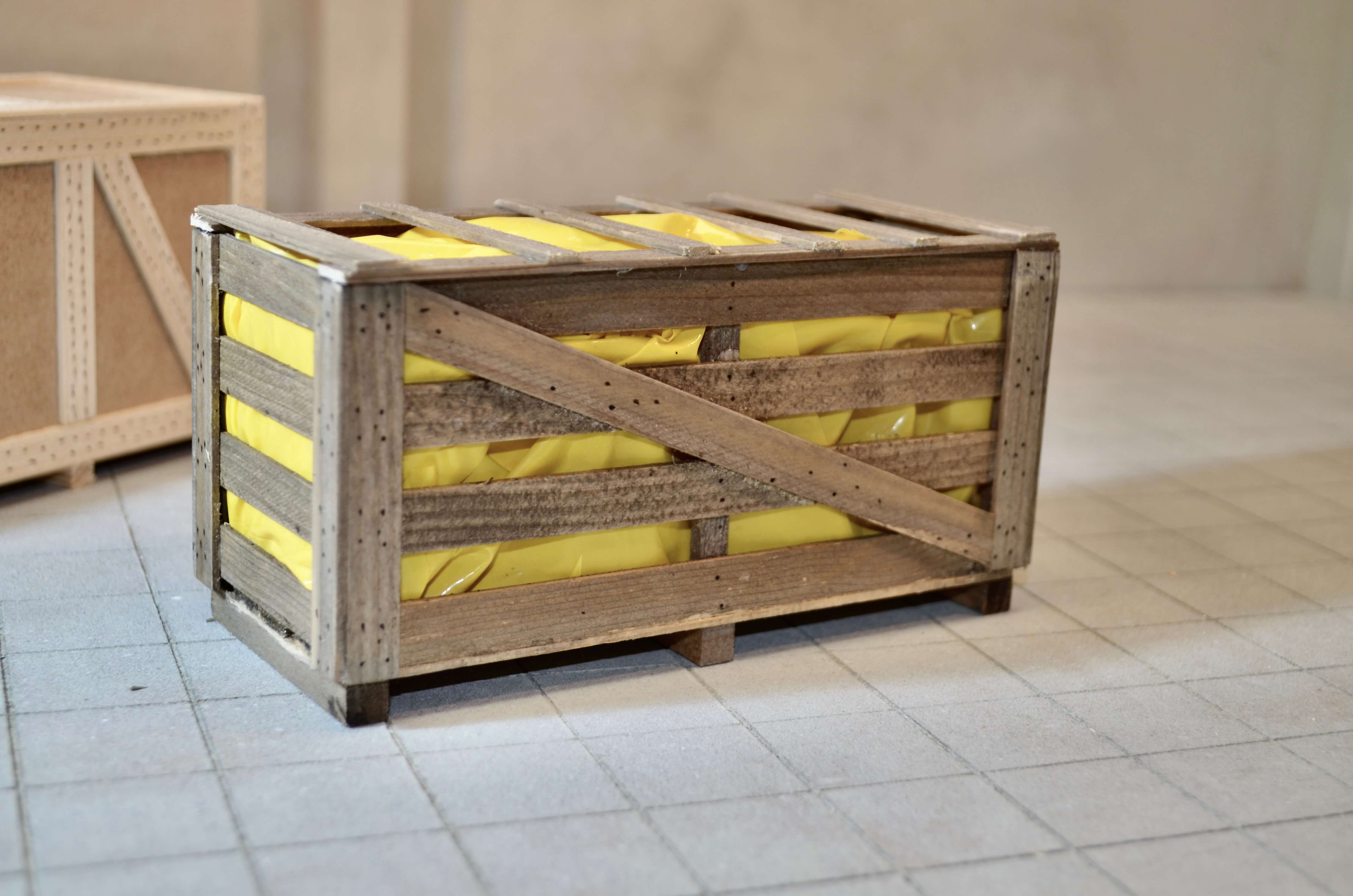 Holzgitter Box gefühlt